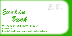 evelin buck business card